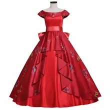 CosplayDiy Women’s Dress Elena of Avalor Princess Elena Dress Red Princess Dress Costume Cosplay for Party