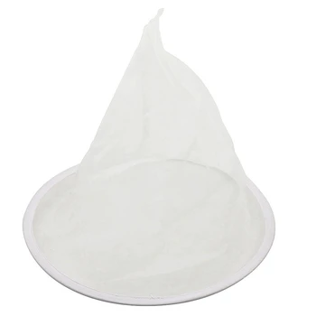 

Quality 10 Pcs Honey Filter Pointed Hat 35x34cm Honey Giber Vone Mesh Gilter Bee Garming Spiculture Beekeeping Tools