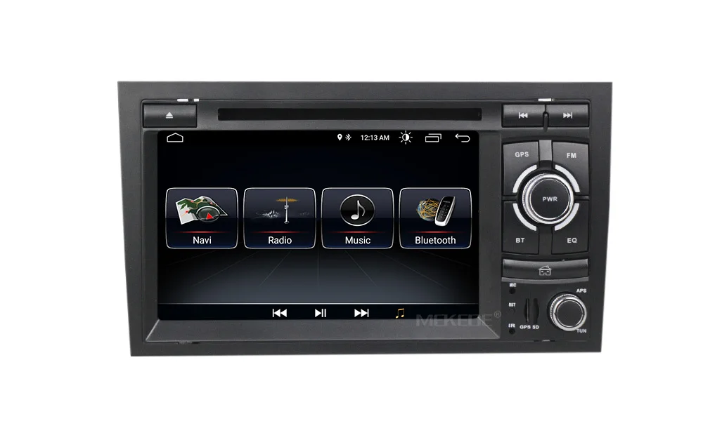 Cheap Free shipping! Android 8.1 Auto car radio player for Audi A4 S4 RS4 2002-2008 support GPS navigation quad core bluetooth wifi FM 10