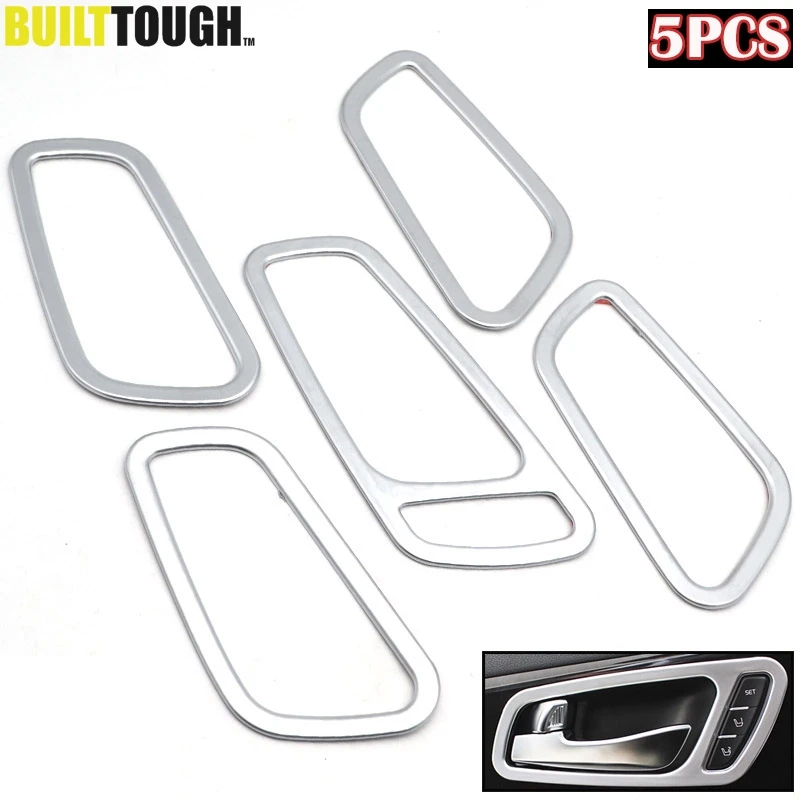 

For Kia Sorento UM 2016 2017 2018 2019 Chrome Inner Interior Door Handle Bowl Cover Trim Catch Molding Bezel Inside Garnish