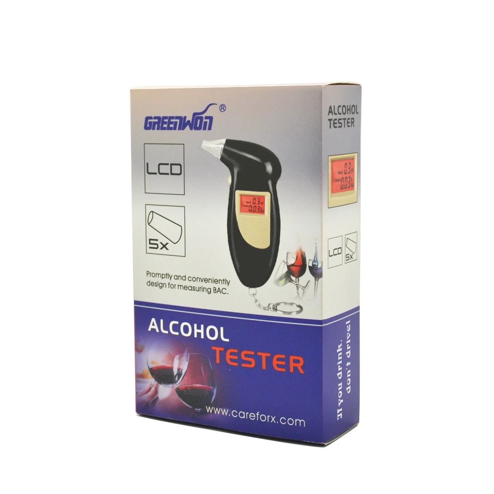 GREENWON Alcohol Tester breath alcohol Analyzer Digital car accessories Breathalyzer alcohol tester breath alcohol tester