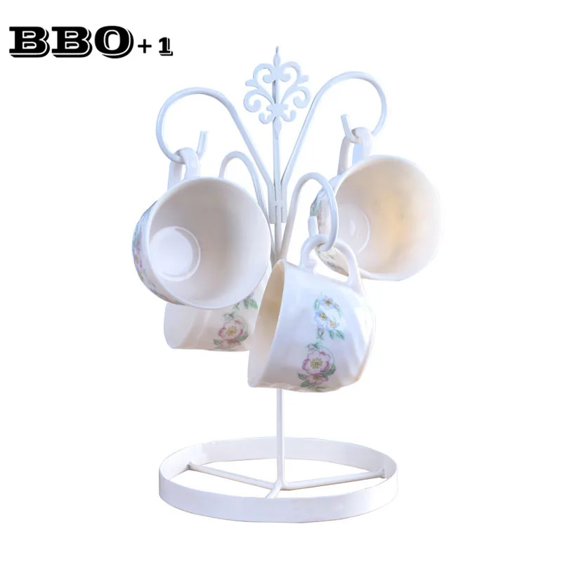 Hot 6.9'' Coffee Tea Cup Mug Holder stand Kitchen Cup Holder 4 Mug