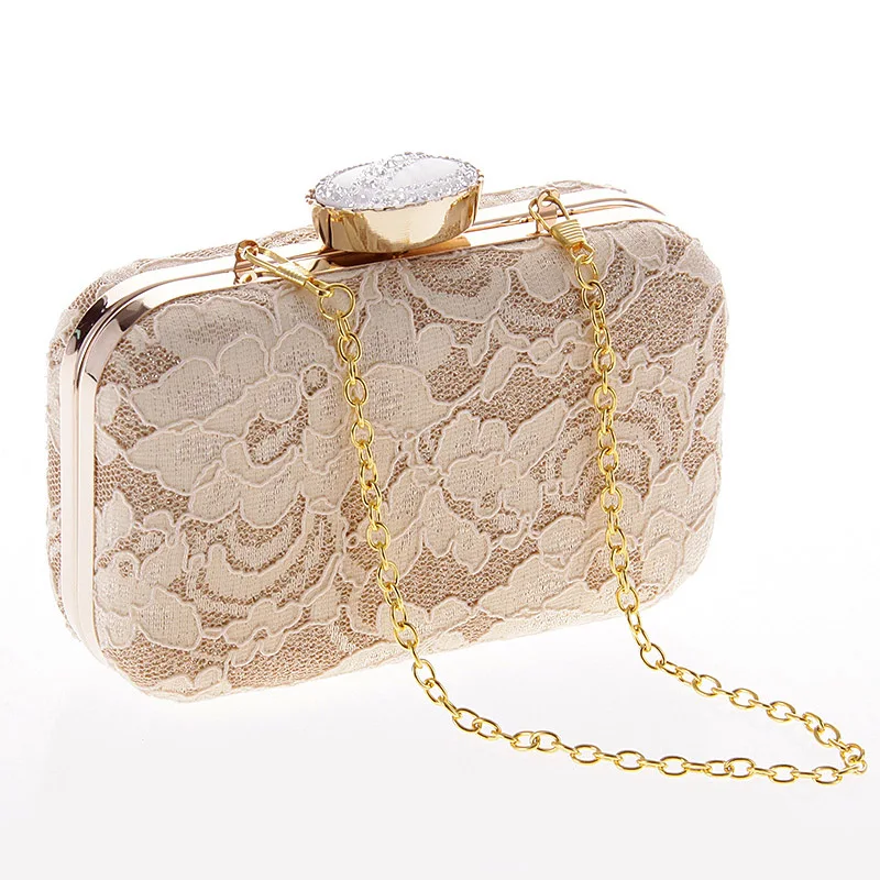 Fashion Bridal Lace Evening font b Bag b font font b Women b font Flower Day