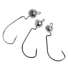 5 шт./компл. рыболовные Крючки Crank приманки из свинца головы Сталь колючие рыболовные снасти аксессуары