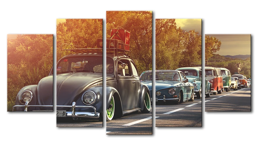 Canvas Wall Art Pictures Living Room Decor HD Prints Poster 5 Pieces