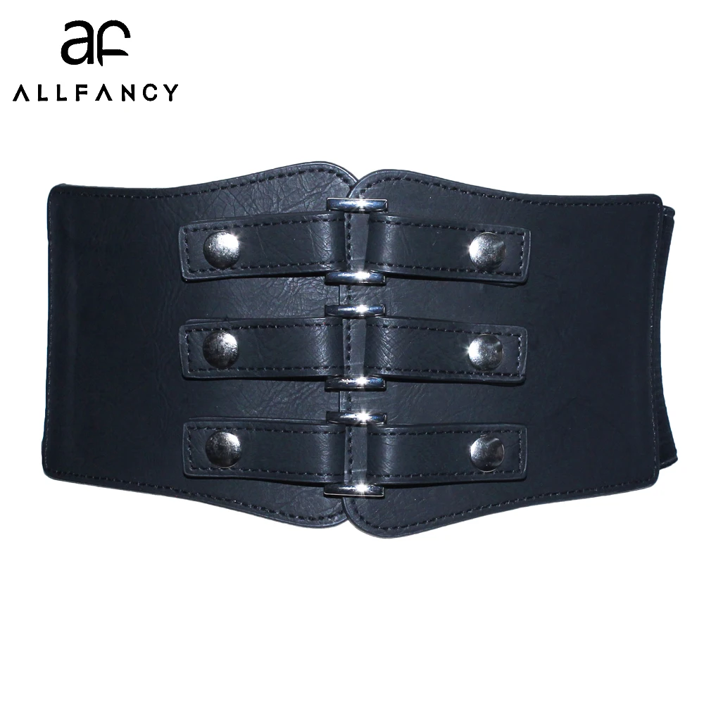 

Women elastic belts 10cm wide Waist sealing girdle leather belt dress with decorative Accessories lady Belt Cummerbunds