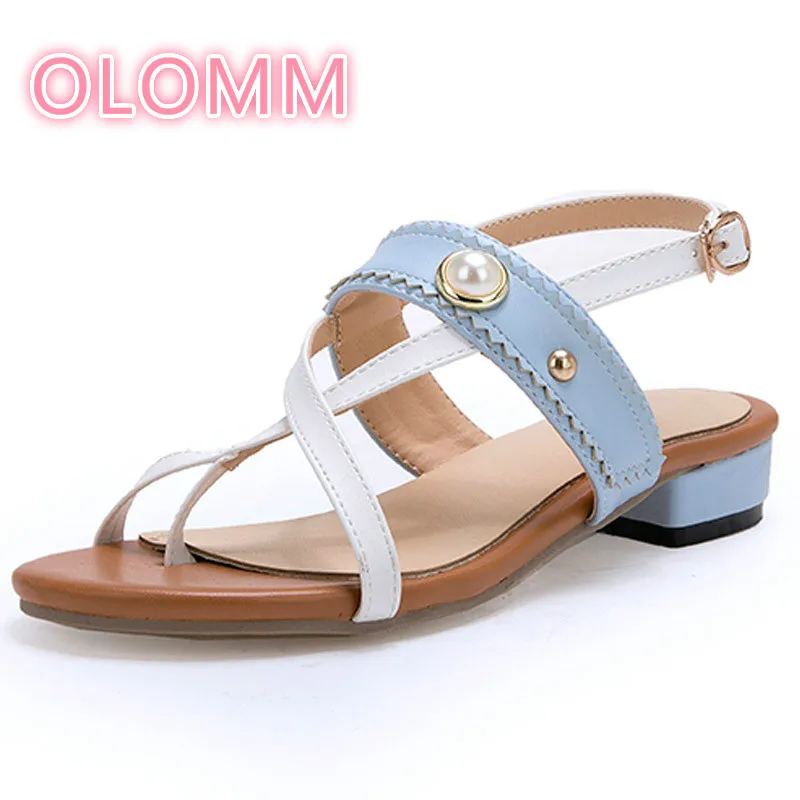 

Summer Hollow Flat Sandals Sexy Casual Fashion Flip Flops Women Clip Toe Sandals Back Strap Square heel
