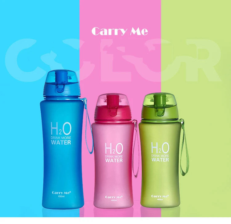 Hot Sale Protein Shaker Portable Motion My Tritan Water Bottle Bpa Free Plastic For Sports Camping Hiking Traveling 480/650ml