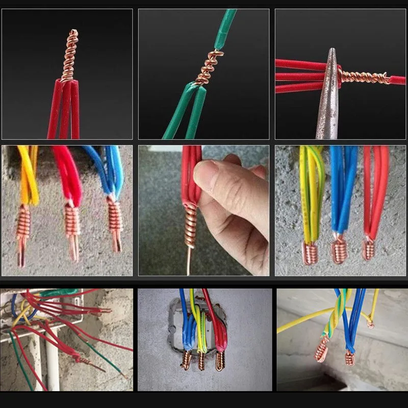 2,5/4 квадратный универсальный инструмент для скручивания проводов Электрический кабель быстрый соединитель Автоматическая скручивающаяся проволока для зачистки
