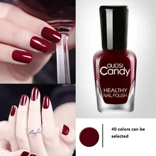 OULISI 40 цветов Быстросохнущий долговечный нетоксичный лак для ногтей canbe очищенный для макияжа Подарочная коробка набор для дизайна ногтей 8 мл