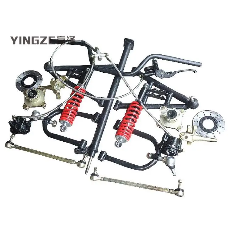 

Go Kart Karting ATV UTV Buggy Shock Absorbers Disc Brake Front Swingarms Steering Knuckles 110/10MM Flanges With Handlebar