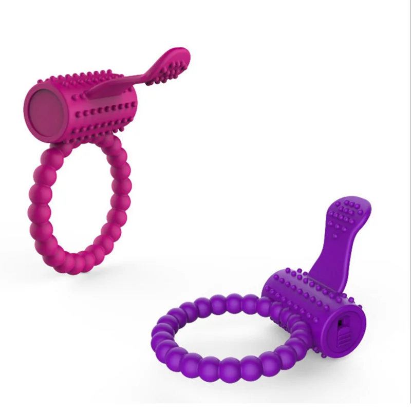 1Pcs Cock Delay Ring Vibrating Sex Products Vibrator Delay Premature Ejaculation Clitoris Massager Lock Fine Penis for Men (8)