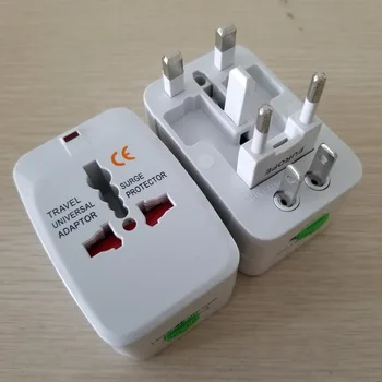 

10pcs/lot Universal Conversion Plug Power Socket Travel Abroad with Multi-Function Converter White