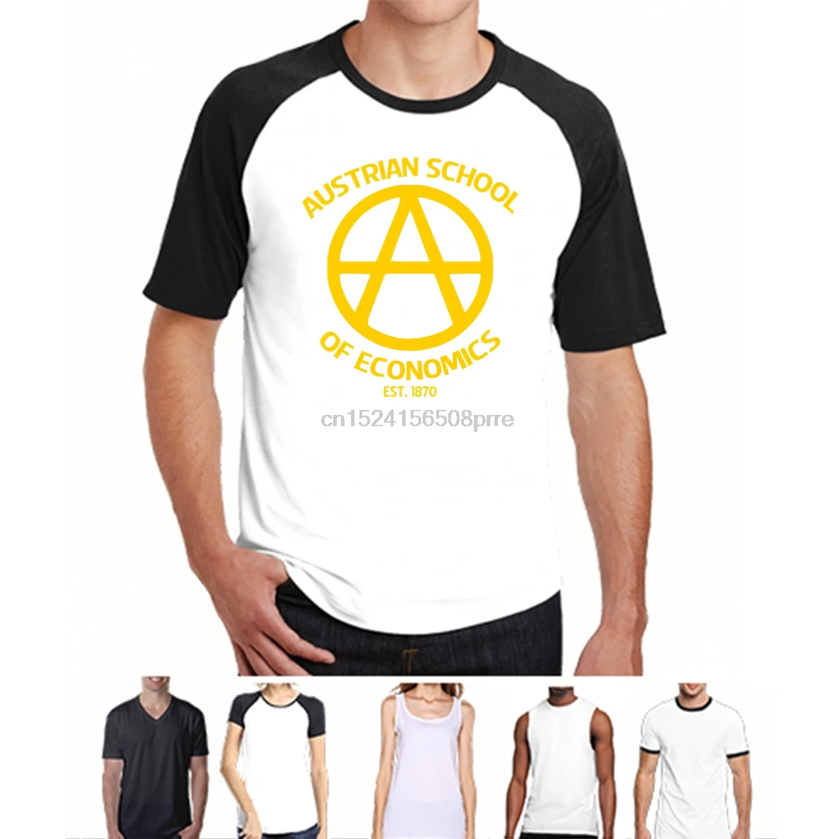 

Fashion Cool Men T shirt Women Funny tshirt Austrian School Economics Capitalism Libertarian Customized Printed T-Shirt