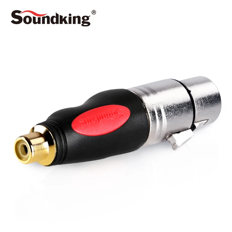 Soundking XLR Female To female RCA Jack Lead Adapter Microphone Leader