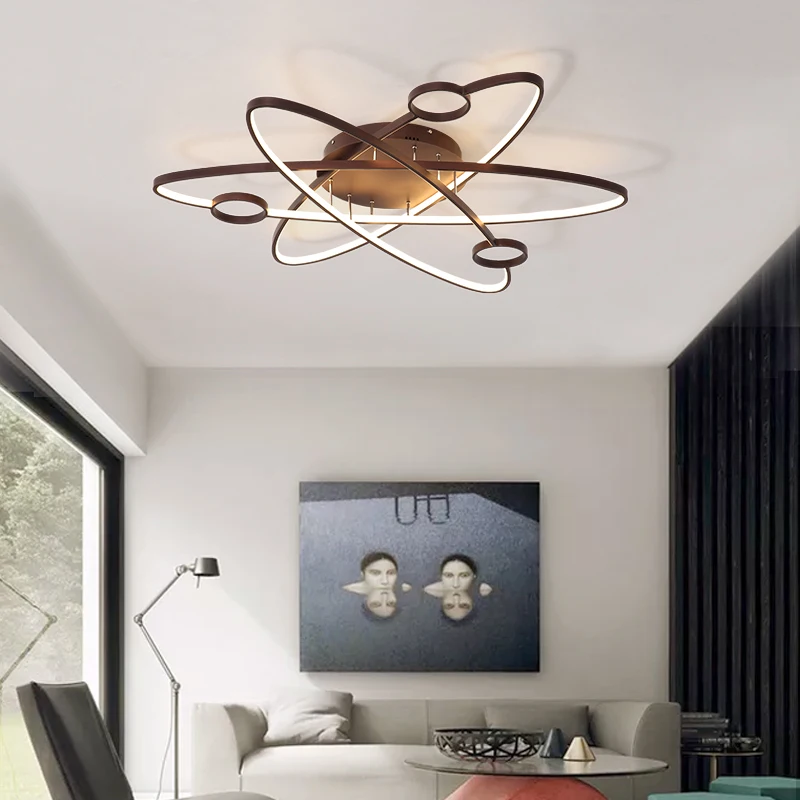 

Chandelierrec Modern Kid's Room LED Chandeliers Lights Into Low Ceilings AC90-260V Ceiling Chandeliers For Living Room Bedroom