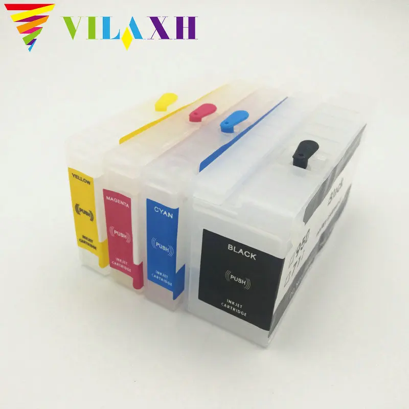 Многоразовый картридж Vilaxh 954xl для HP 953 954 955 952 XL принтера Officejet Pro 8730 8740 8735 8715 8720