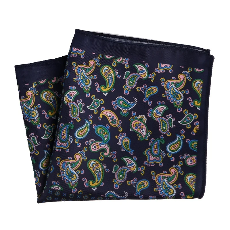 Tailor Smith 2018 Стиль платки яркие красочные Paisley Pocket Square Винтаж носовые платки мужские карманные модные аксессуары