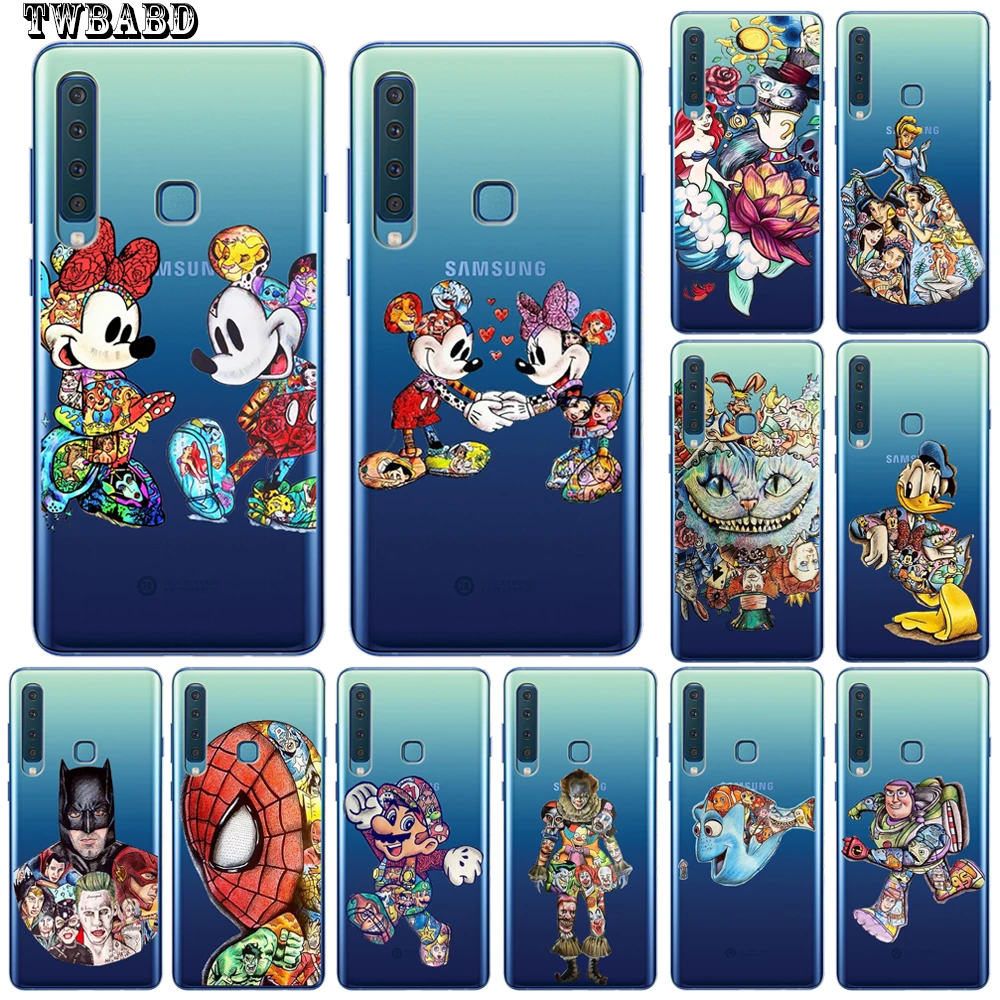 

Cool Minnie Mickey Case For Cover Samsung Galaxy A50 A20 A30 A40 A10 A70 M10 M20 Shell Capa Etui