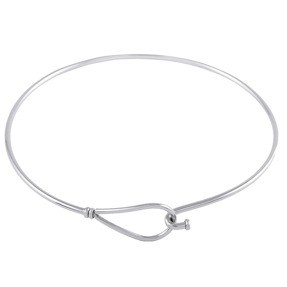 MJB0438 Multi Size Fashion Wirie Stainless Steel Metal Expandable Adjustable Charms Bracelet Bangle For DIY Jeweley 100 pcs/lot | Украшения