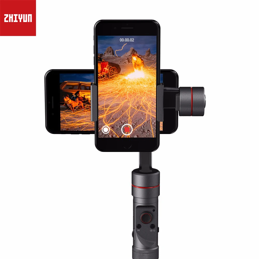 

Zhiyun Smooth III Smooth3 3 Axis Handheld Gimbal Camera Mount for Smartphones, Such as iPhone 8 x , 7 6 Plus, 6, 5S, 5C, Samsung