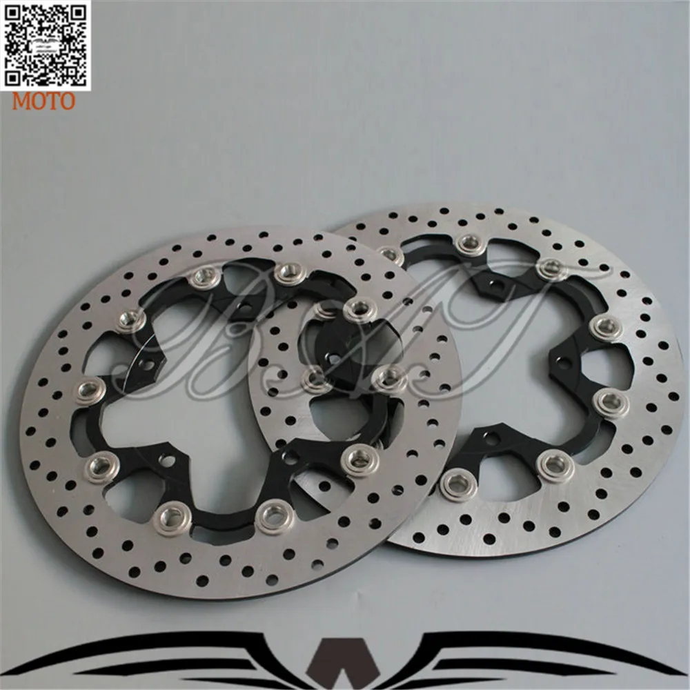 Motorcycle Accessories Front Brake Discs Rotor For SUZUKI GSX1300R HAYABUSA 2008 2009 2010 2011 2012 2013 1 pcs motorcycle rear brake rotor disc braking disk for suzuki b king bking 1300 2008 2010 gsx1300r gsx 1300r hayabusa 2008 2011