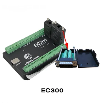 

EC300 Ethernet 3/4/5/6 Axis Mach3 CNC Motion Control Card 300 KHz 24V DC Support Standard MPG & Stepper/Servo Driver