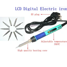 936d ЖК-дисплей Регулируемая температура цифровой электрический паяльная станция ЕС plug+ 10/шт паяльной заменить HAKKO 936 паяльная станция