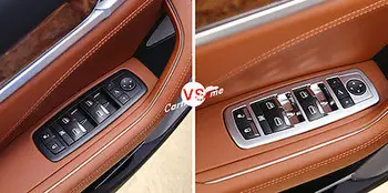 

ABS Interior Door Cover Armrest Trim 4pcs for Maserati Levante 2016 2017