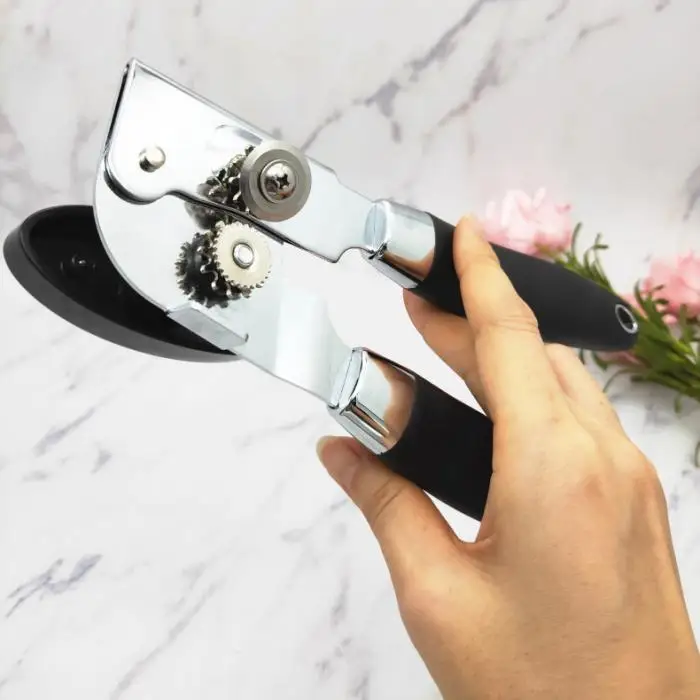 Hand Can Opener Manual Tin Can Bottle Openers Smooth Edges Anti Slip Design TB Sale
