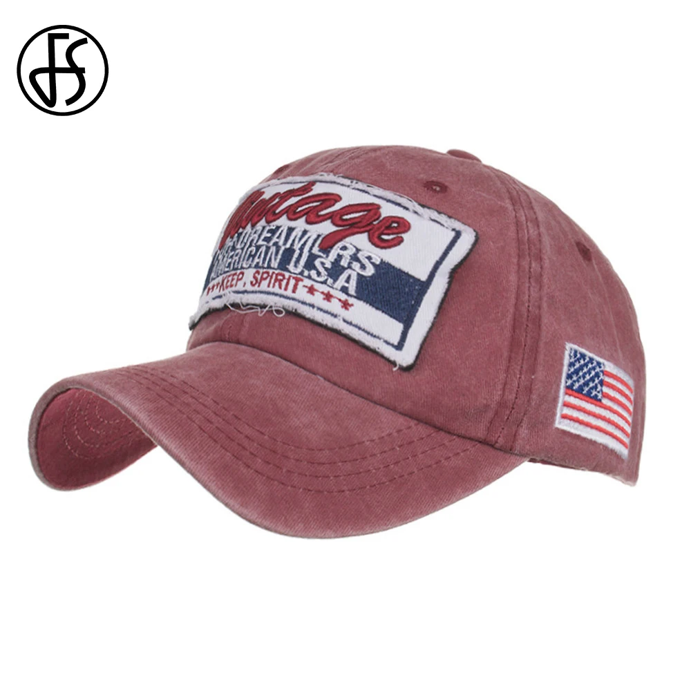 FS Fashion Streetwear Women Men Snapback Hip Hop Baseball Caps Cotton