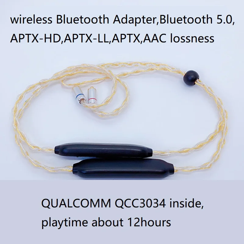 APTX HD Bluetooth кабель 5,0 APTX LL APTX AAC 2PIN MMCX 4 смешанный OCC посеребренный кабель микрофон для TF10 W4R IE80S UE QCC3034 CSR8675