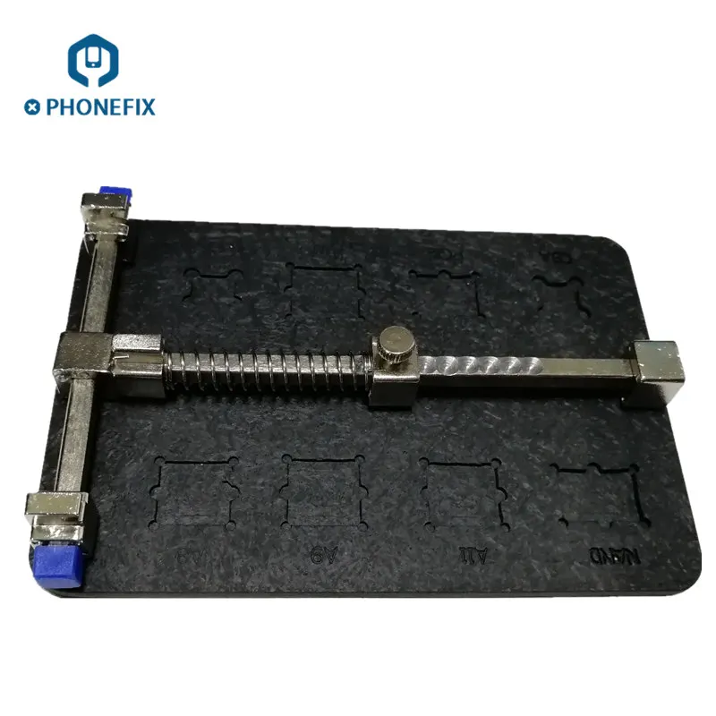 

PHONEFIX Mobile Phone Motherboard Repair PCB Fixture Holder Maintenance Platform Fixed Clamp Steel PCB Soldering Repair holder