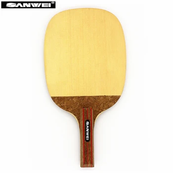 

SANWEI Table tennis blade R2 HINOKI Japanese Penhold solid cypress JS ping pong racket bat paddle