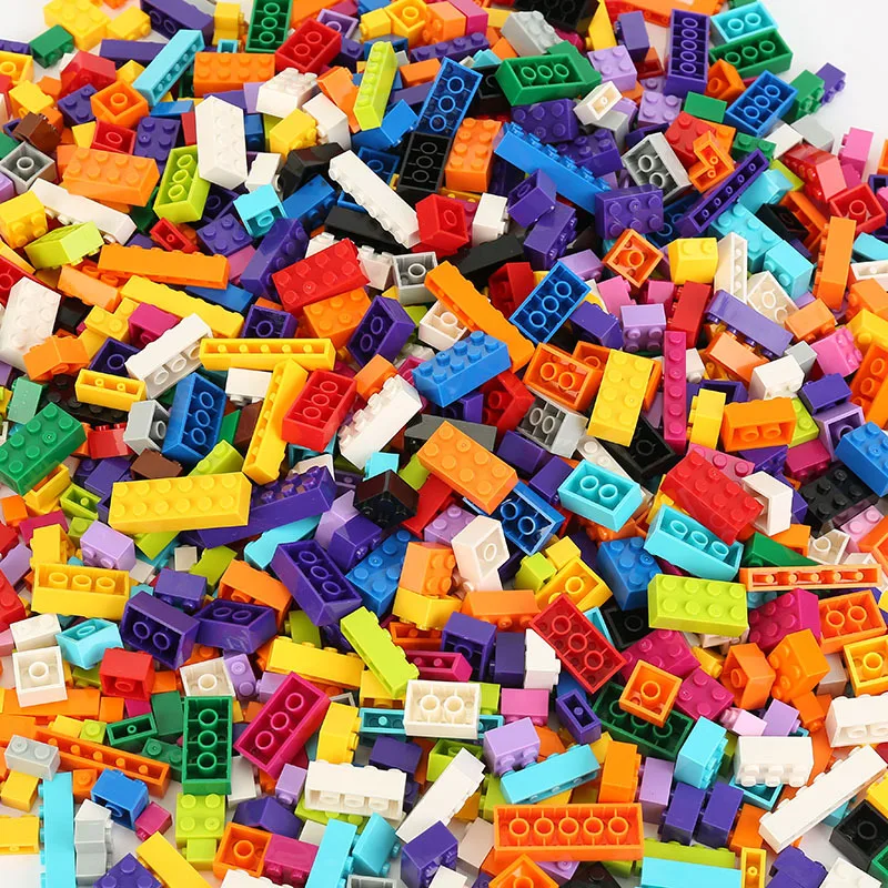 250 1000 Pieces Legoes Building Blocks City DIY Creative Bricks Bulk Model Figures Educational Kids Toys Compatible All Brands