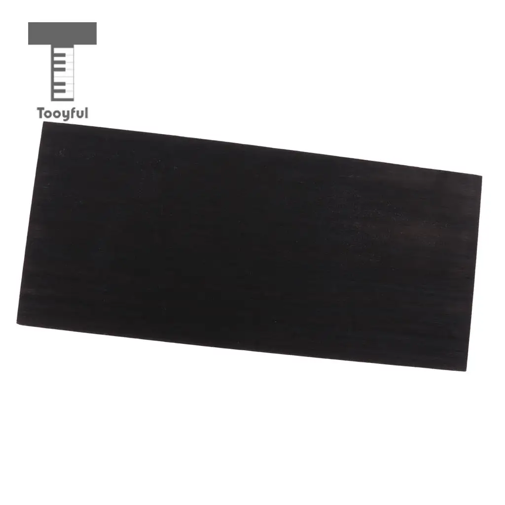 Guitar Wood Headplate Veneer Headstock for Luthier Parts Accessories Black