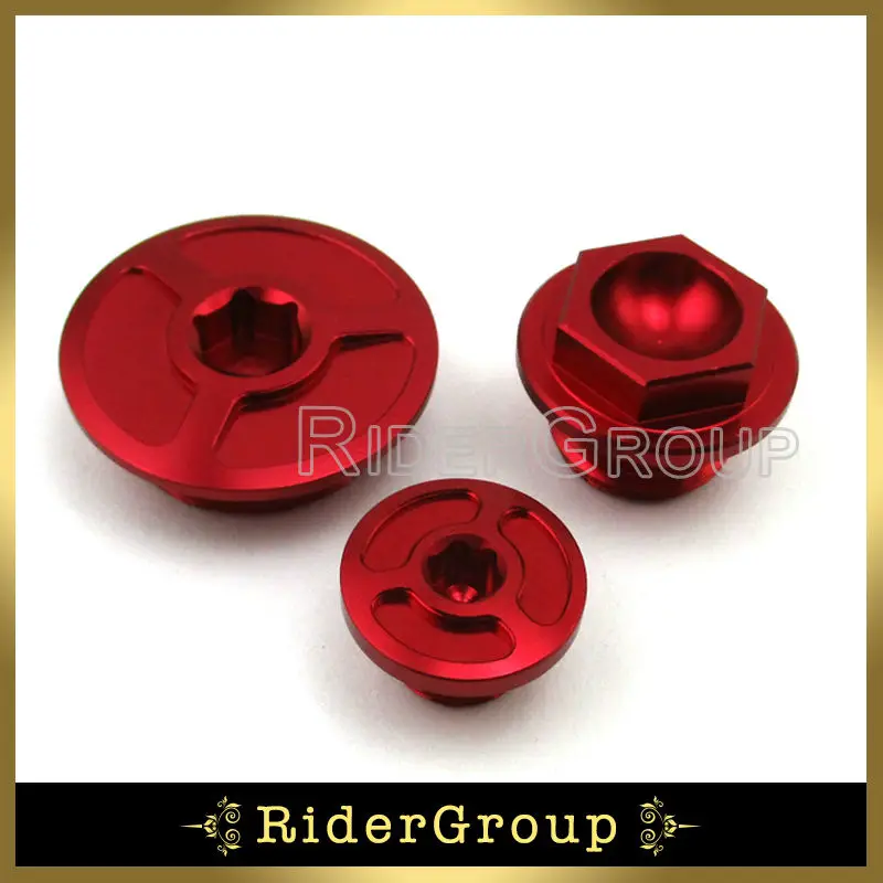 CNC Billet Alum Engine Timing Oil Filter Plugs For Honda XR250 Baja Motard TRX400EX TRX450R/ER ATV Quad | Автомобили и мотоциклы