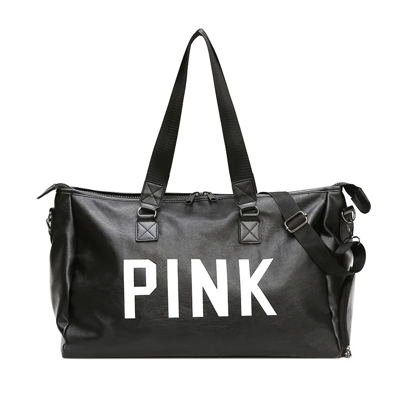 

New Fashion Style Men Travel Duffle Bags Waterproof Leather Handbags Shoulder Bag For Women Large Capacity Weekend duffle bag