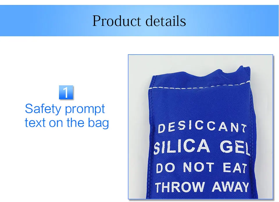 Silica Gel Moisture Absorber 500g Highly Moisture-proof Reusable White Desiccant Bag Silica Gel Packs Dehumidifier Absorbent (6)