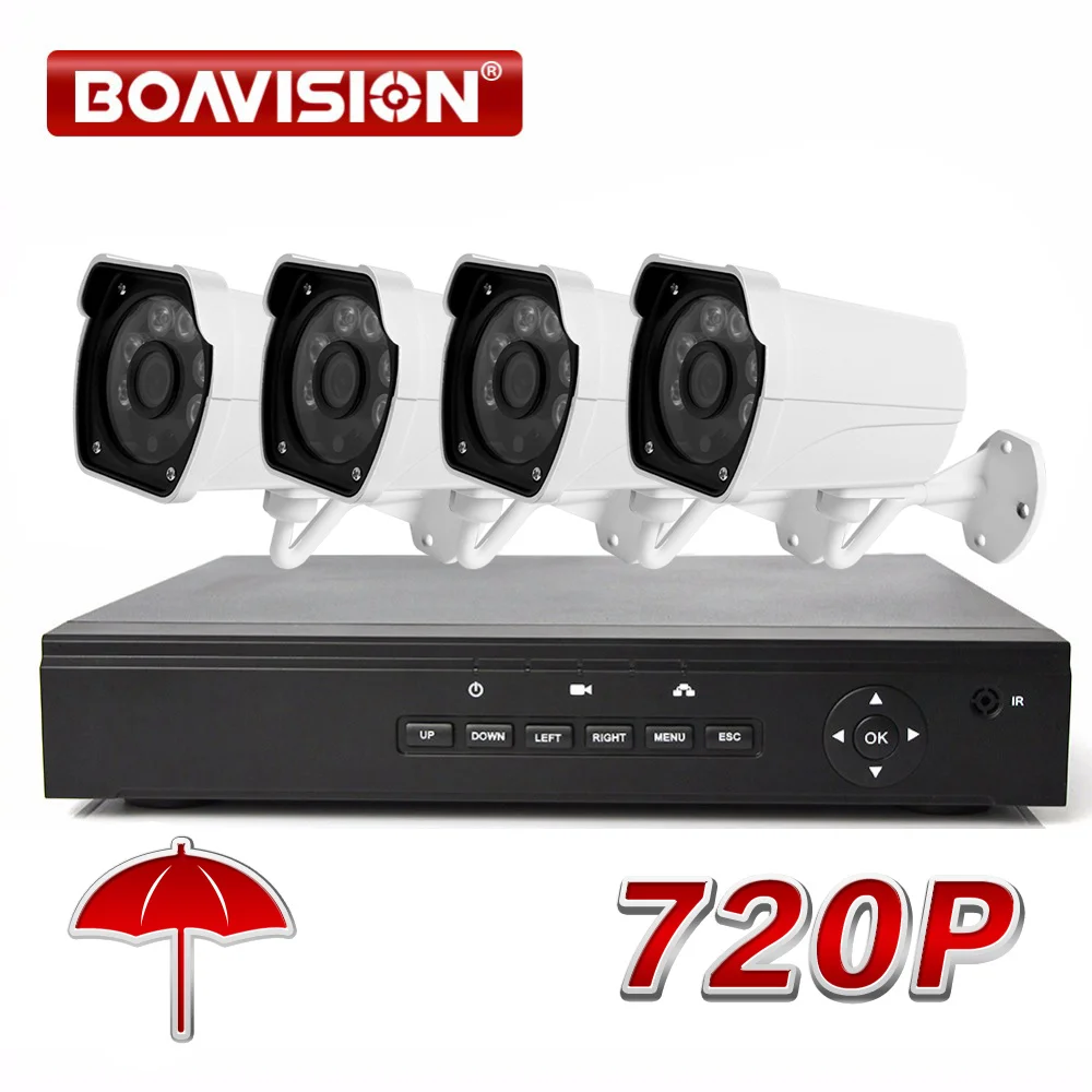 

Hotting Full 4CH 720P POE Kit POE NVR With 1.0MP 1200TVL Outdoor PoE IP Camera P2P Cloud Service CCTV System Video Surveillance