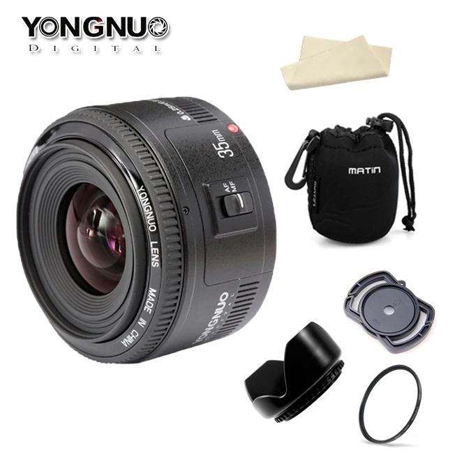 Ready Stock! Original YONGNUO 35mm f2 Lens YN35mm Large Aperture Auto ...