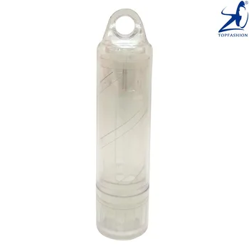 

150 Pcs DIY Lip Balm Tube Bottle w Key Holder Cap New Lipstick Cosmetic Empty Case Packaging Cup Size 12.7mm (L064A-C=150pcs)