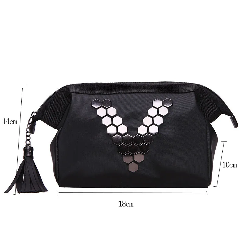 Creative Waterproof Korean Cosmetic Bag Small Portable Large-capacity Cosmetic Bag with Clutch Bag Cosmetic Storage Bag