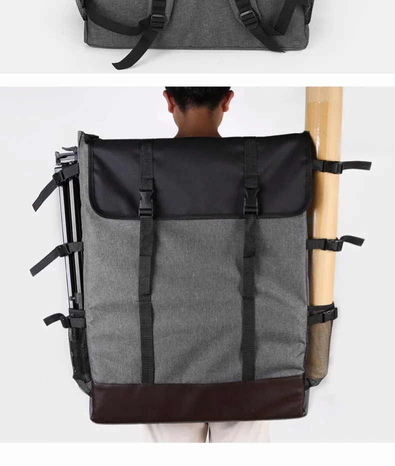 Ombro à Prova Suprimentos de Arte Pintura Cavalete Bolsa Artista Profissional Esboço Ferramentas Multi-purpose Dupla Dwaterproof Água 16 ferramentas saco multi-purpose pintura dupla ombro à