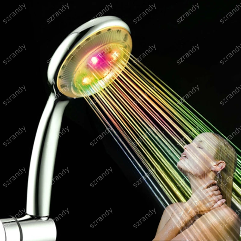 

7 Colors Fast Changing LED Shower Head Automatic Control Sprinkle Wholesale 8008-A28