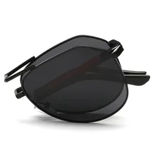 Мужские брендовые дизайнерские складные солнцезащитные очки-авиаторы, поляризационные мужские и женские Модные Винтажные Очки для вождения, аксессуары для очков