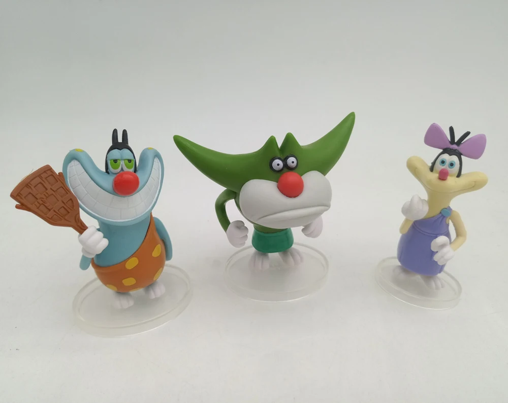 Figure Oggy and the Cockroaches toy dolls oggy olivia jack collection