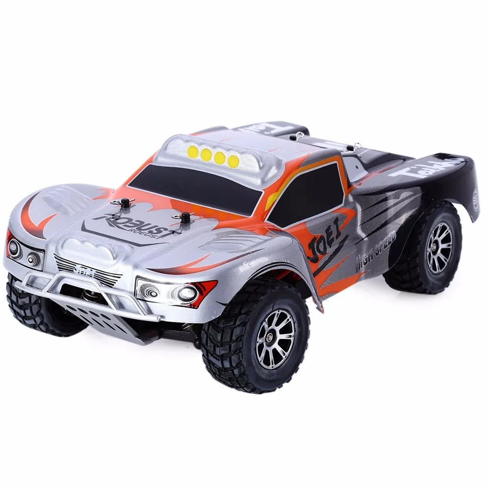 Wltoys A969 Радиоуправляемый гоночный автомобиль 2,4 г 4WD 1/18 50 км/ч, р/у дрейфующая короткие ТРАКА дистанционного Управление 4-х колесный амортизатор для грузовиков