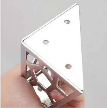 

80mm Set Metal Furniture Cabinet Legs Bed Tea Table Chair Sofa Leg Feet 4pcs
