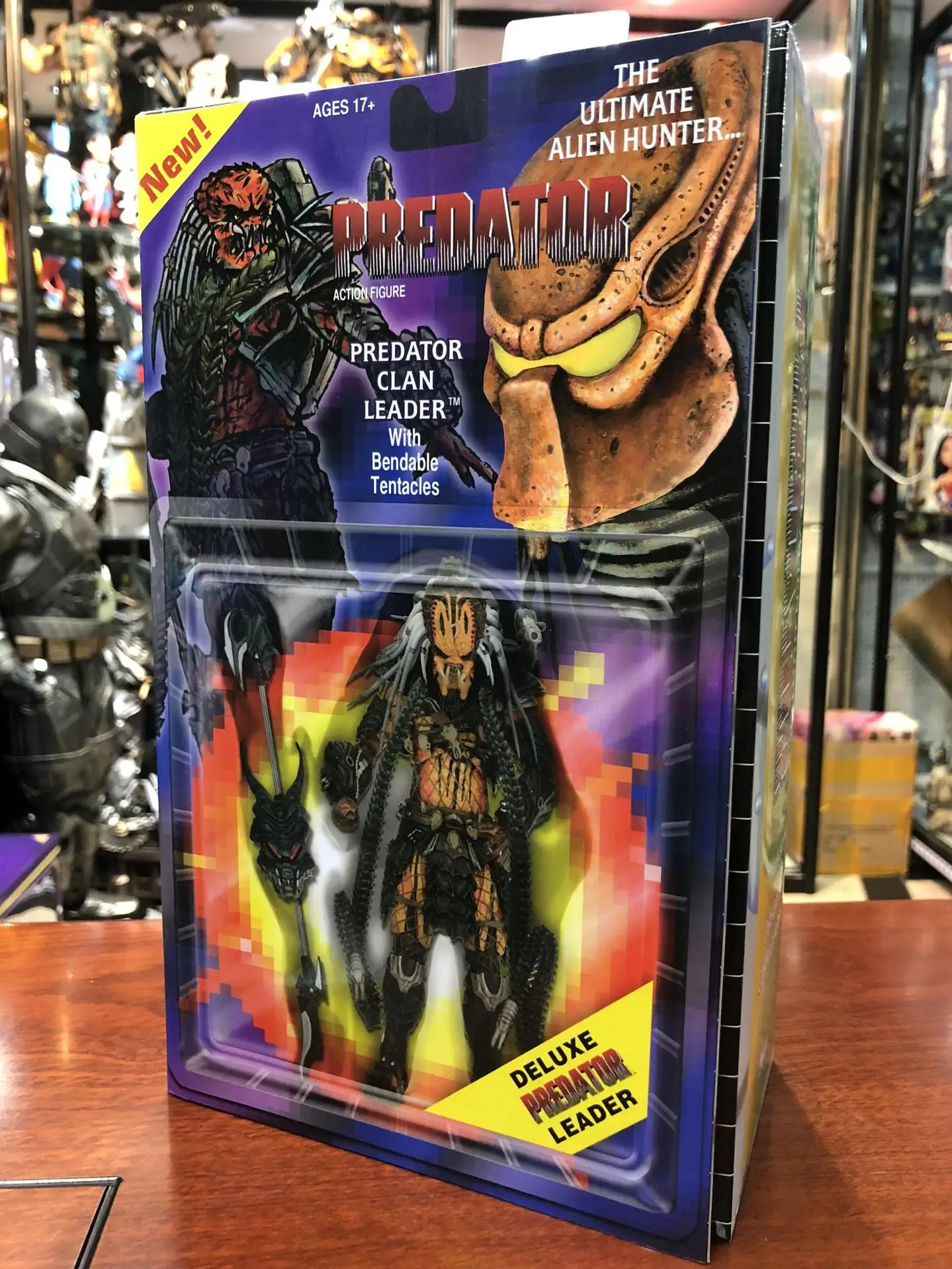 NECA Predator Kenner leader Clan chief action figure toy(3)